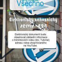 Elektronický zákaznický servis - E24 ( tutorial )